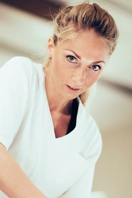 female physical therapist